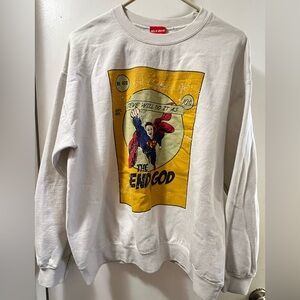 NELK BOYS Send God Steve will do it Graphic Pullover Sweater Size L